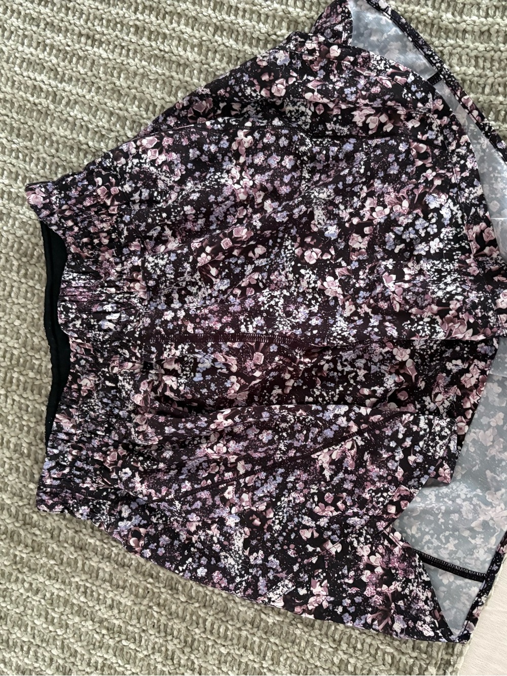 Floral Lululemon Athletic shorts